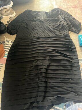 Adrianna Papell black dress size 22W